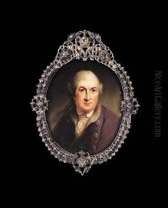 Portrait Of David Garrick, Head And Shoulders, His Hair Powdered, Wearing A Brown Jacket With A Fur Collar (after Robert Edge Pine) Portrait Of David Garrick, Head And Shoulders, His Hair Powdered, Wearing A Brown Jacket With A Fur Collar (after Robert Edge Pine)
