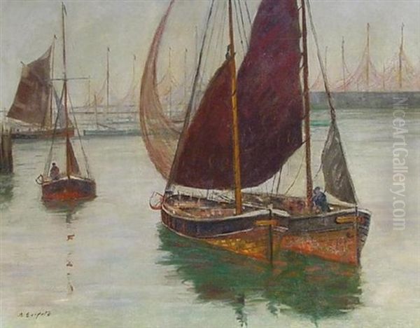 Segelboote Im Hafen - view 1