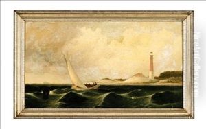 Cat Boat Off Barnegat Light