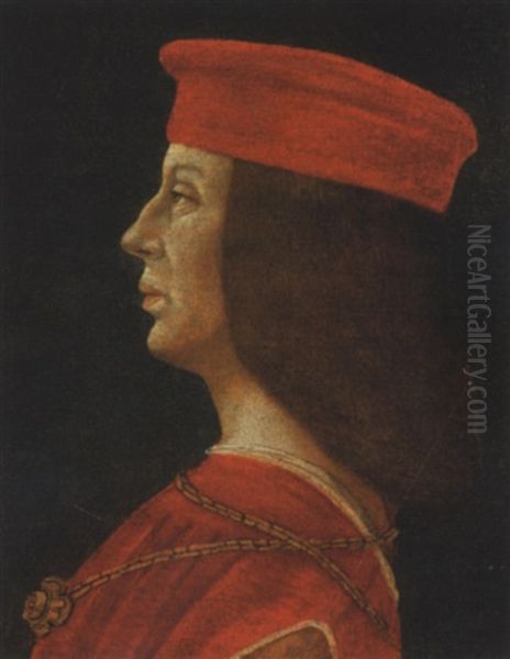 Portrait D'un Condottiere De Profil - view 1