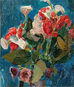 Blumenstillleben by Felix Esterl