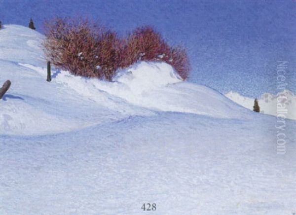 Gebirgswinterlandschaft - view 1
