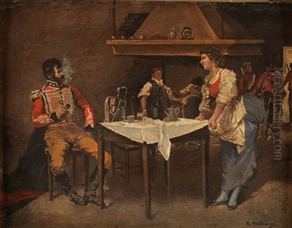 Militares En La Taberna - view 1