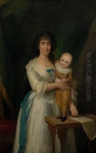 Retrato De Dona Ignacia Alvarez De Toledo Y Gonzaga, Duequesa De Sessa, Marquesa De  Velada Y Astorga Y Condesa De Altamira by Agustin Esteve Y Marques
