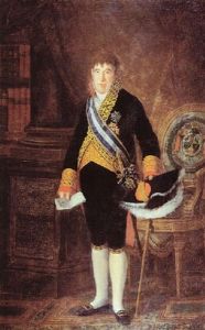 Portrait Of Don Mariano Colon De Toledo, Duque De Verguay De La Vega, Wearing Sashes Of The Orders Of Isabel La Catolica And Carlos Iii