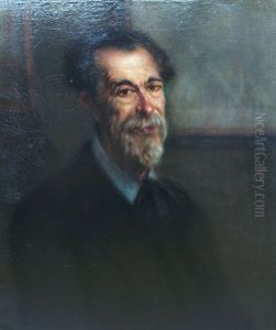 Portrait Du Peintre Francois Montholon
