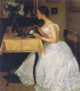 Young Lady At Her Toilet