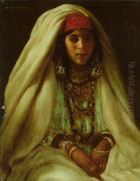 Portrait De Femme Algerienne Paree - view 1