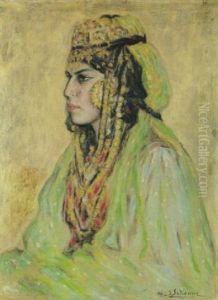 Portrait De Femme Arabe De Bou-saada