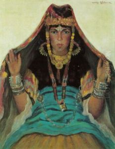 Femme De La Tribu Des Ouled-nail A Biskra