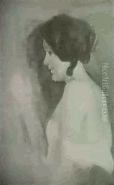 Brustbildnis Einer Frau Im Profil - view 1