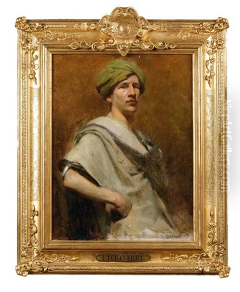 Gentleman Au Turban Vert - view 1