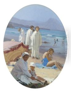 La Plage Des Basques A Biarritz