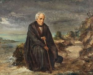 Chateaubriand Assis Aupres Du Grand Be Medite Ses Memoires D'outre-tombe by Antoine Etex