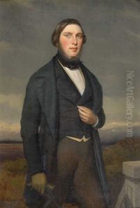 Portrait De Jeune Homme by Louis Jules Etex