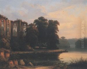 Gotische Klosterruine by Josef-Carl Ettinger
