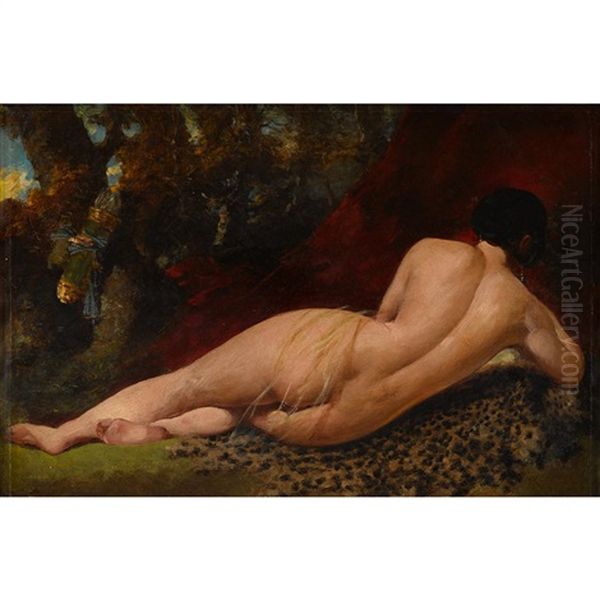 Recumbent Nude In A Landscape - view 1