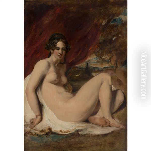 Reclining Nude In A Landscape - view 1