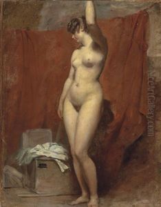 The Artist's Model; A Female Nude by William Etty