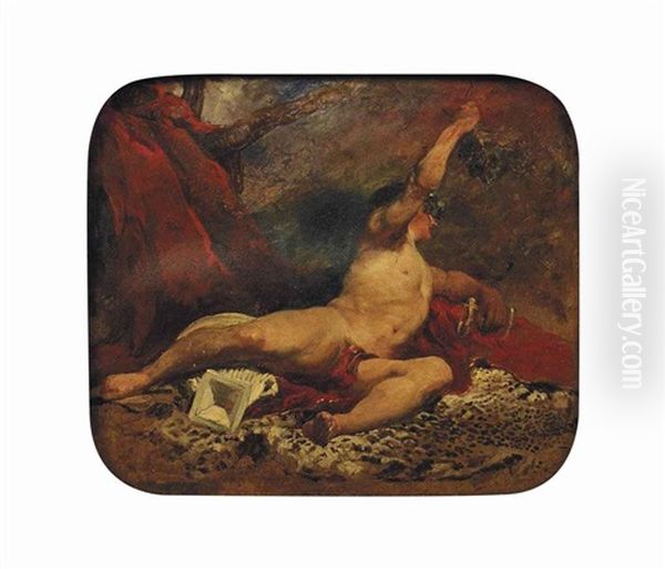 Study Of The Naked Bacchus - view 1