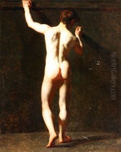 Portrait Of A Male Nude Artist by William Etty