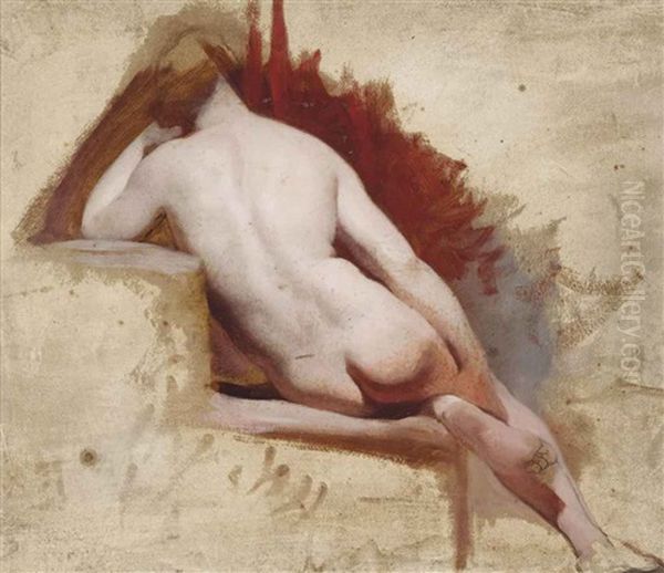 Seated Female Nude Study - view 1