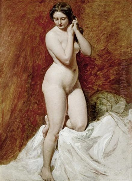 Female Nude Full Length, Standing (study) - view 1