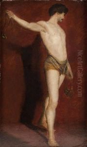 David (study) by William Etty
