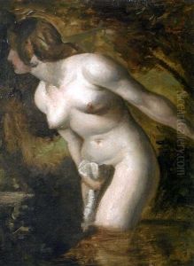 Musidora, The Bather At The Doubtful Breeze Alarmed by William Etty