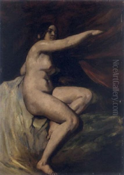Female Nude, Seated - view 1