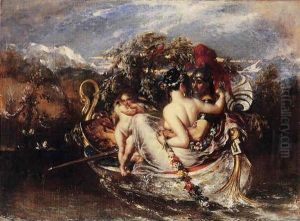 Phaedria And Cymochles On The Idle Lake by William Etty