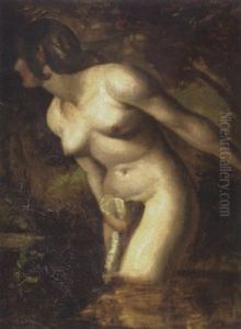 Musidora: The Bather At The Doubtful Breeze Alarmed by William Etty