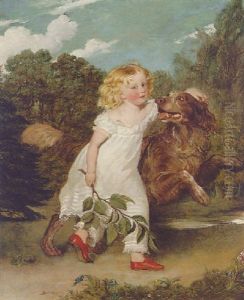 Portrait Of Master Hardcastle (?) With A Spaniel Portrait Of Master Hardcastle (?) With A Spaniel