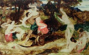 Pluto Carrying Off Prosperine by William Etty