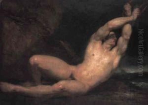 A Male Figure From The Life