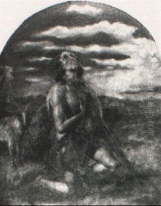 St. John The Baptist In The Wilderness by William Etty