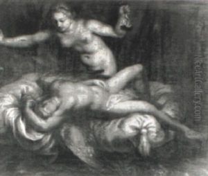 Study Of Two Female Nudes