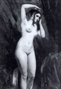 Nude Fixing Her Hair