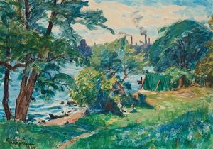Djurgardsgronska (lush Green Scene From Djurgarden, Stockholm)