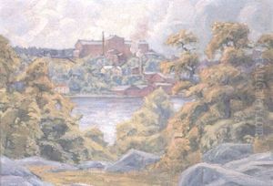 Utsikt Fran Djurgardsbacke by Prince Eugen Of Sweden