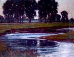 Flusslandschaft by Eduard Euler