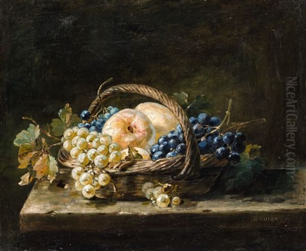 A Still Life With A Basket Of Fruits - view 1