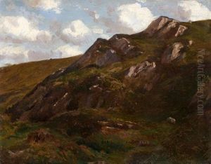 Paysage by Charles-Francois Eustache