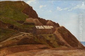 Paysage by Charles-Francois Eustache