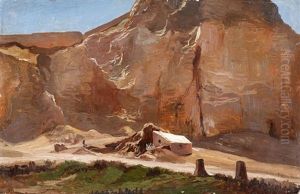 Paysage D'orient by Charles-Francois Eustache