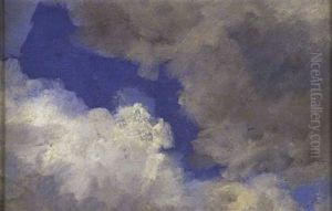 Etude De Nuages by Charles-Francois Eustache