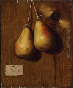 Still Life With Apples And Still Life With Pears by De Scott Evans