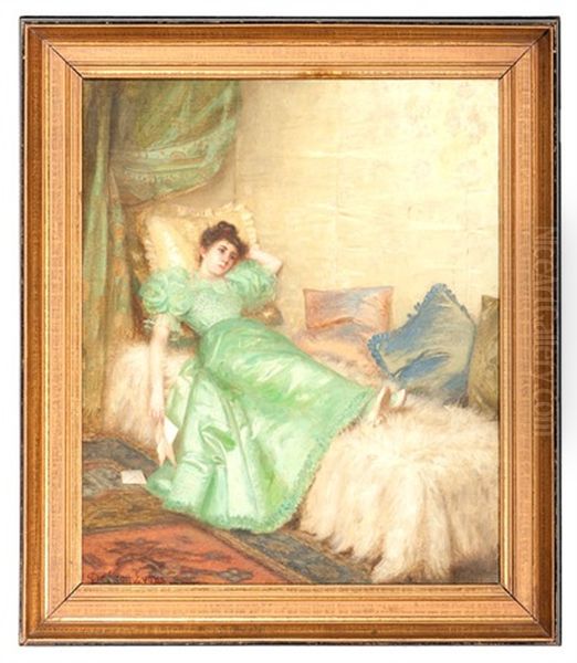 Portrait Of A Reclining Woman - view 1