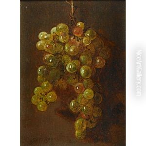 Still Life With Grapes by De Scott Evans