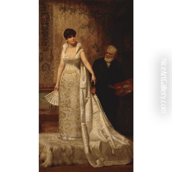 Model With The Artist - view 1